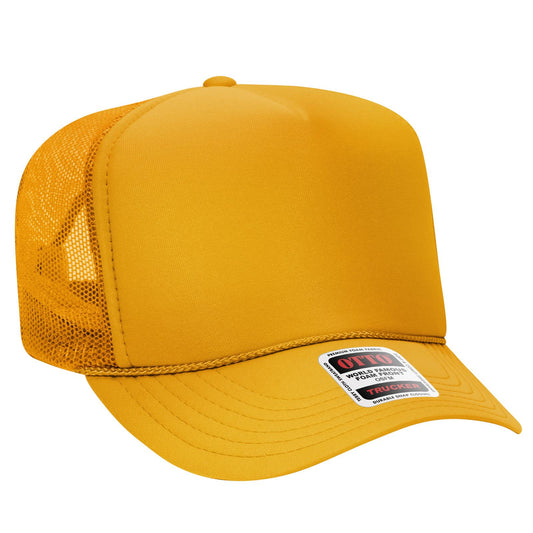 OTTO CAP 5 Panel High Crown Mesh Back Trucker Hat