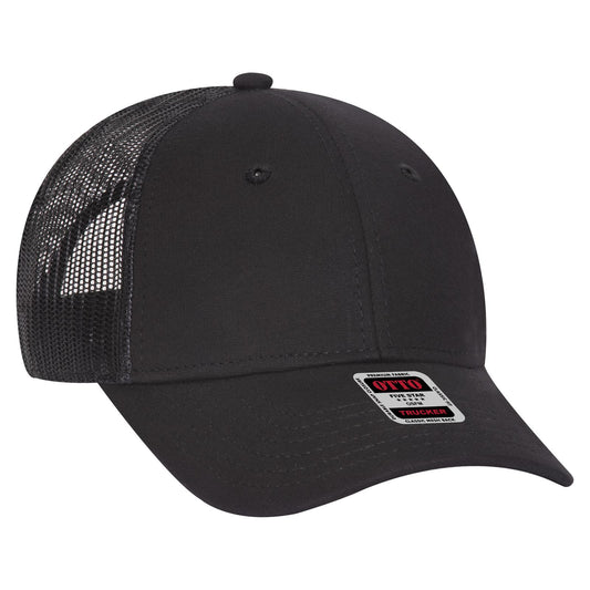 OTTO CAP 6 Panel Low Profile Mesh Back Trucker Hat