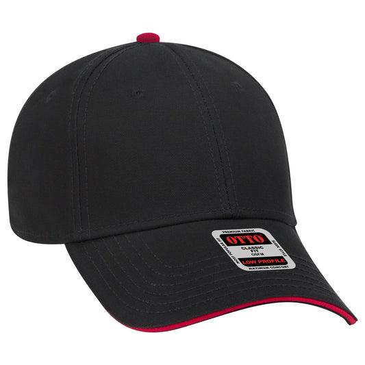OTTO CAP 6 Panel Low Profile Baseball Cap