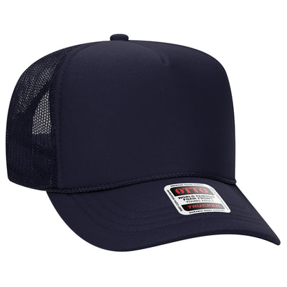 OTTO CAP 5 Panel High Crown Mesh Back Trucker Hat