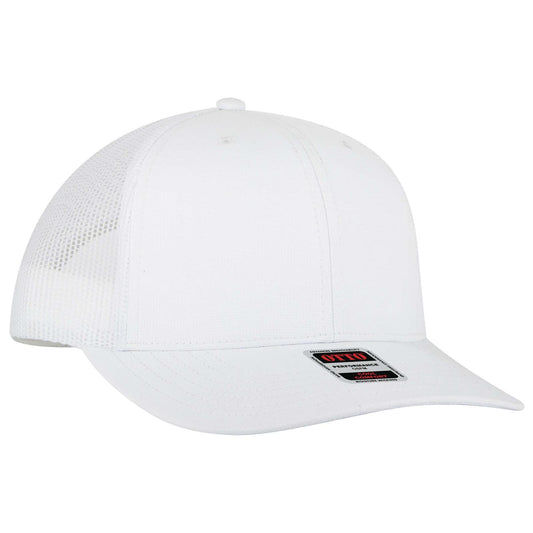 OTTO CAP 6 Panel Mid Profile Mesh Back Trucker Hat