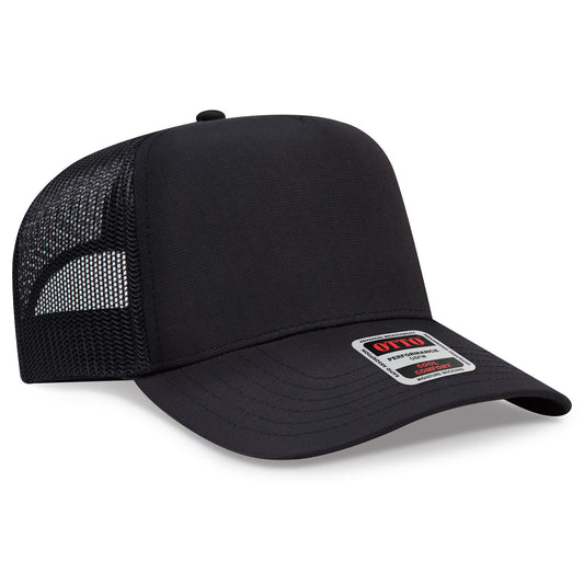 OTTO CAP 5 Panel Mid Profile Mesh Back Trucker Hat