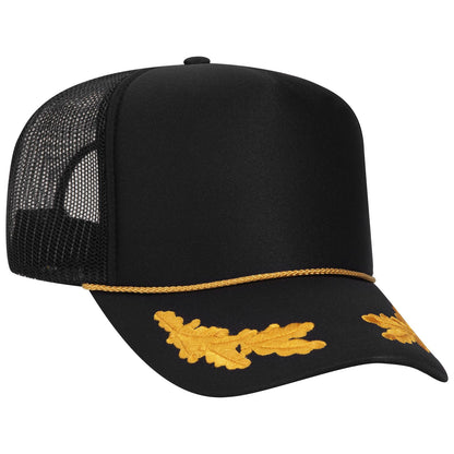 OTTO CAP 5 Panel High Crown Mesh Back Trucker Hat
