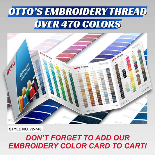 OTTO Embroidery Poly Thread #40 5,500 yd. King Cone
