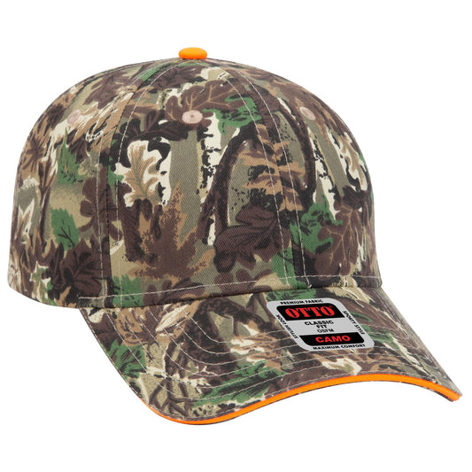 OTTO CAP Camouflage 6 Panel Low Profile Baseball Cap
