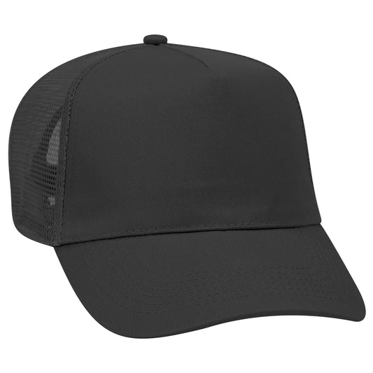 OTTO CAP 5 Panel Mid Profile Mesh Back Trucker Hat