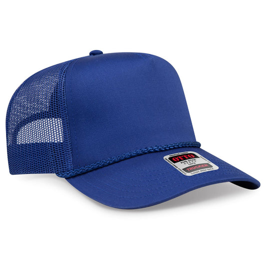 OTTO CAP 5 Panel Mid Profile Mesh Back Trucker Hat