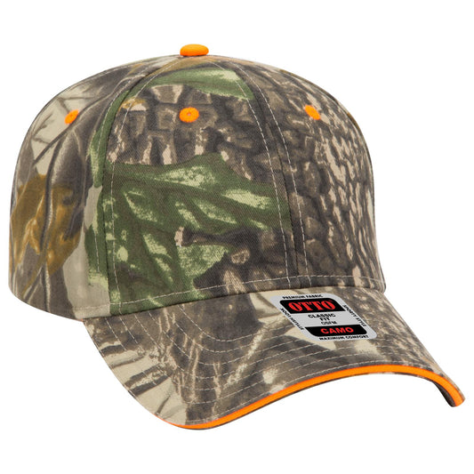 OTTO CAP Camouflage 6 Panel Low Profile Baseball Cap