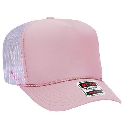 OTTO CAP 5 Panel High Crown Mesh Back Trucker Hat