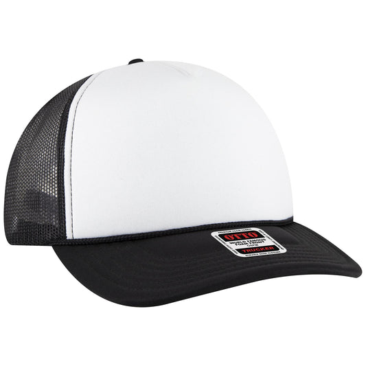 OTTO CAP 5 Panel High Crown Mesh Back Trucker Hat