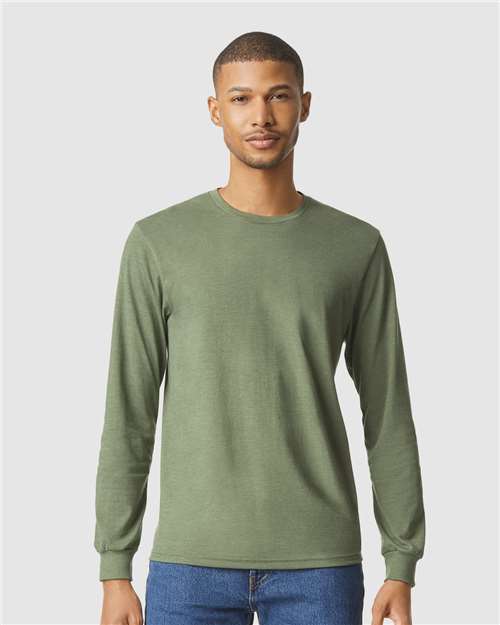 Gildan Cactus / S Unisex Softstyle® CVC Long Sleeve T-Shirt