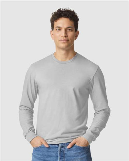 Gildan Cement / S Unisex Softstyle® CVC Long Sleeve T-Shirt