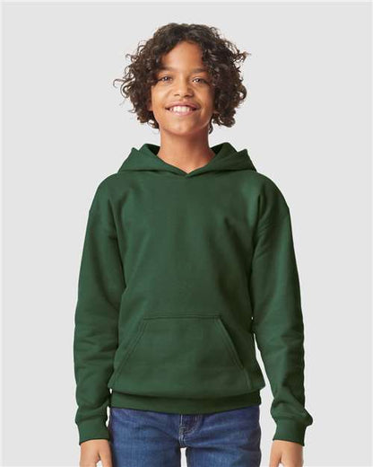 Gildan Forest Green / XS Youth Softstyle® Midweight Hooded Sweatshirt