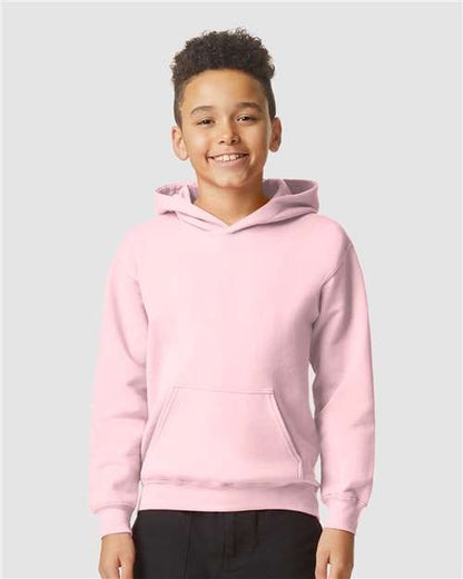 Gildan Light Pink / XS Youth Softstyle® Midweight Hooded Sweatshirt