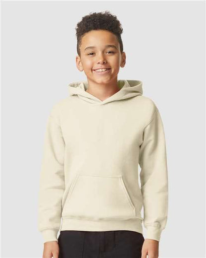 Gildan Sand / XS Youth Softstyle® Midweight Hooded Sweatshirt