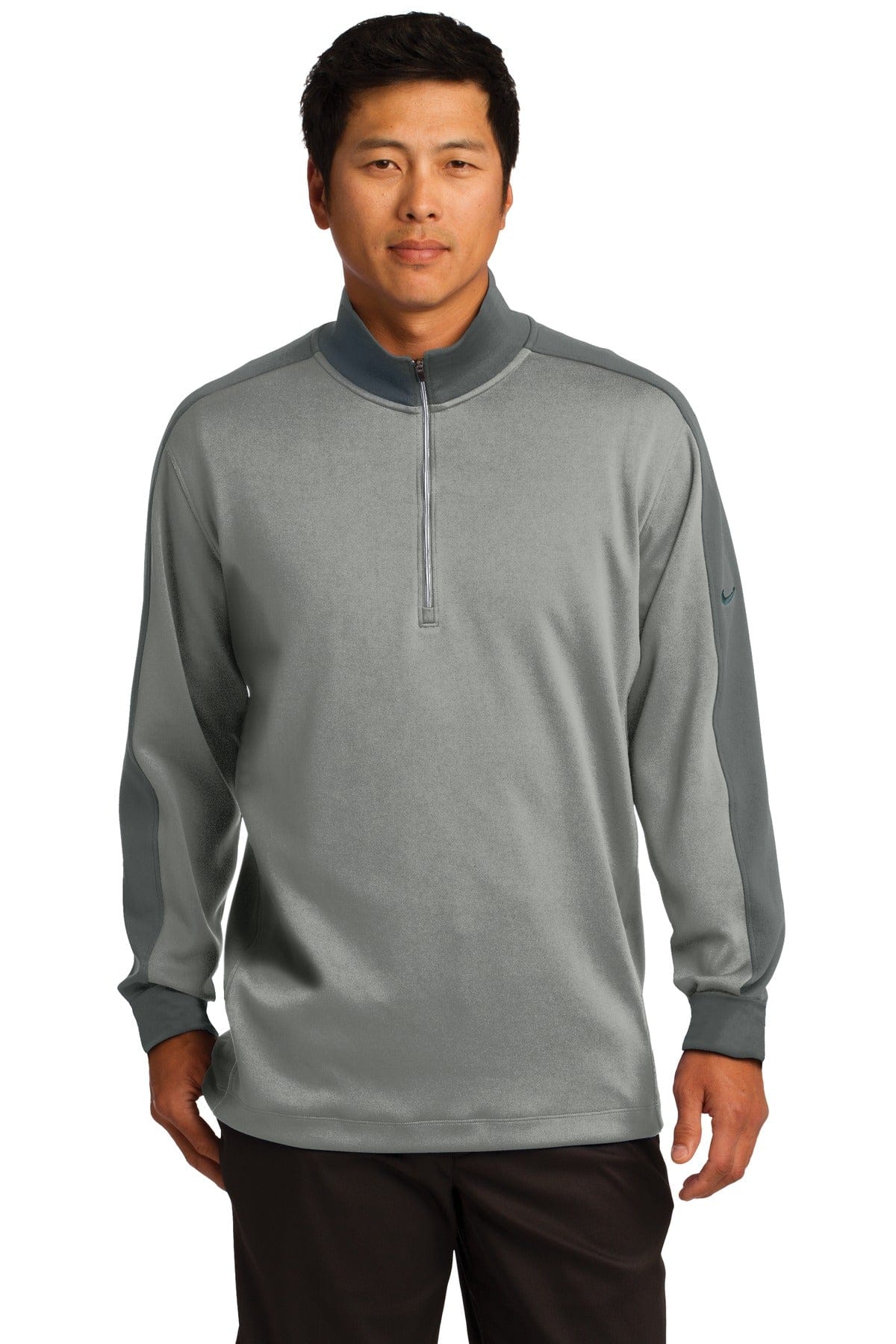 Nike Athletic Grey Heather/ Dark Grey / XS Nike Dri-FIT 1/2-Zip Cover-Up. 578673