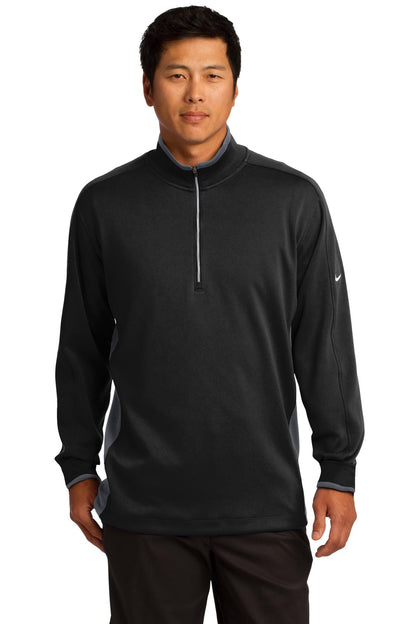 Nike Black/ Dark Grey/ White / XS Nike Dri-FIT 1/2-Zip Cover-Up. 578673