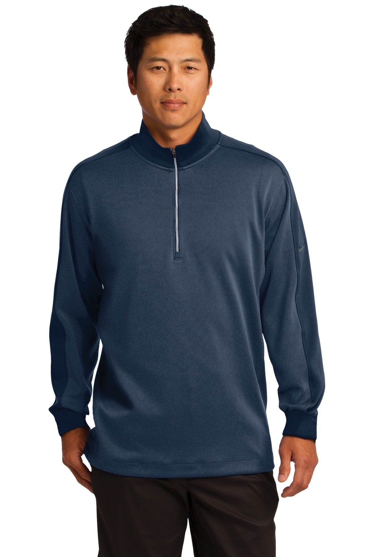 Nike Midnight Navy Heather/ Midnight Navy / XS Nike Dri-FIT 1/2-Zip Cover-Up. 578673