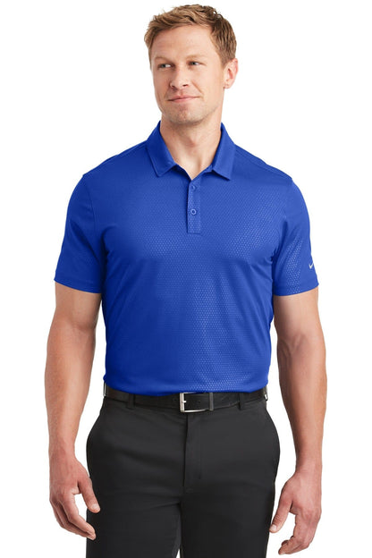 Nike Old Royal / XS Nike Dri-FIT Embossed Tri-Blade Polo. 838964