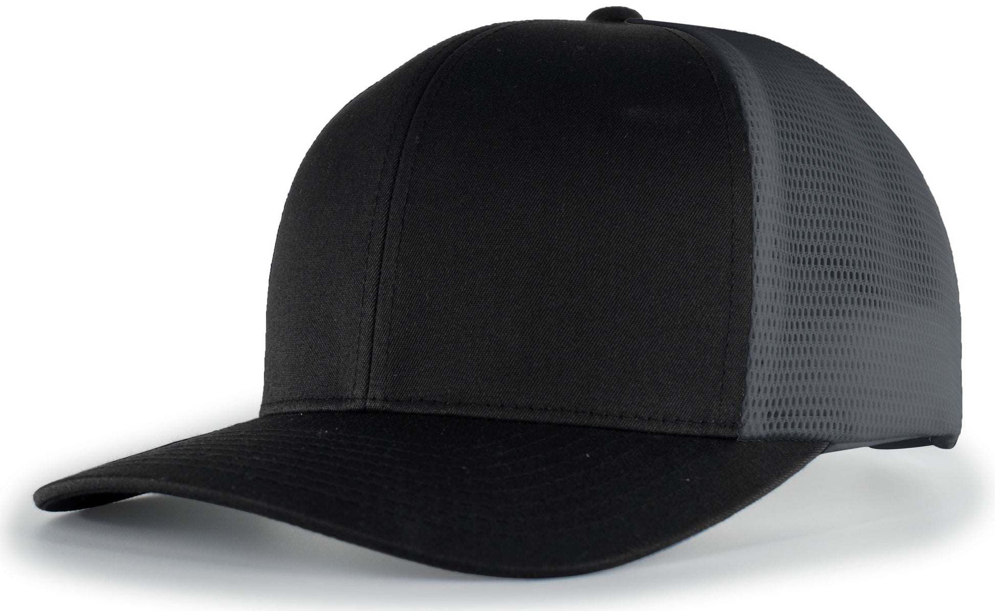 Pacific Headwear BLACK/GRAPHITE/BLACK / OS Trucker PacFlex Snapback Cap
