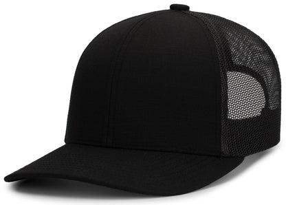Pacific Headwear BLACK/LT CHARCOAL/BLACK / OS Multicam® Trucker Snapback Cap