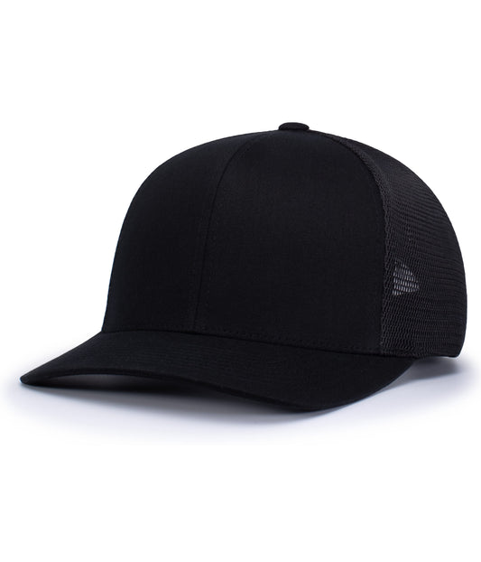 Pacific Headwear BLACK / OS Trucker Flexfit® Snapback Cap
