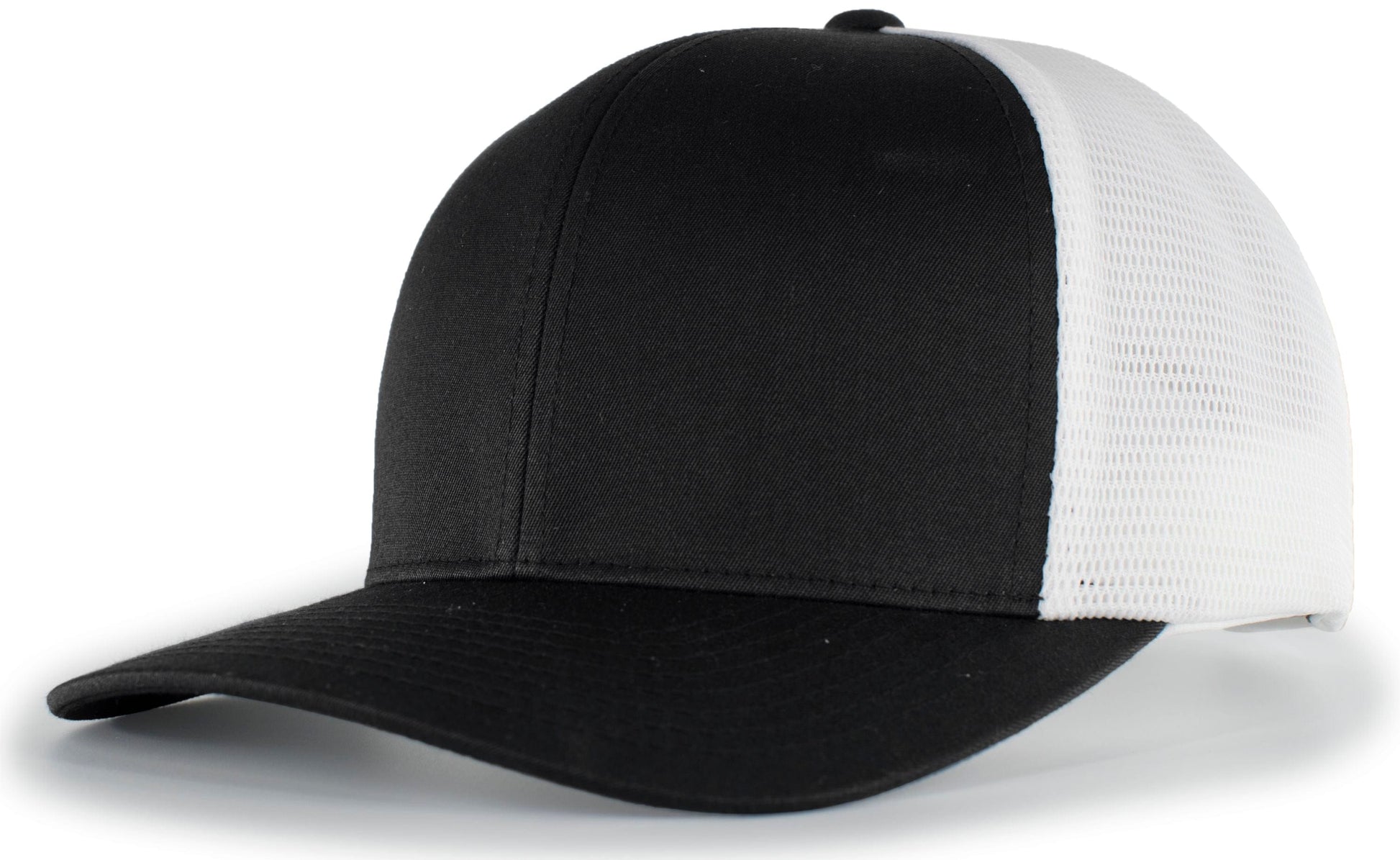 Pacific Headwear BLACK/WHITE/BLACK / OS Trucker PacFlex Snapback Cap