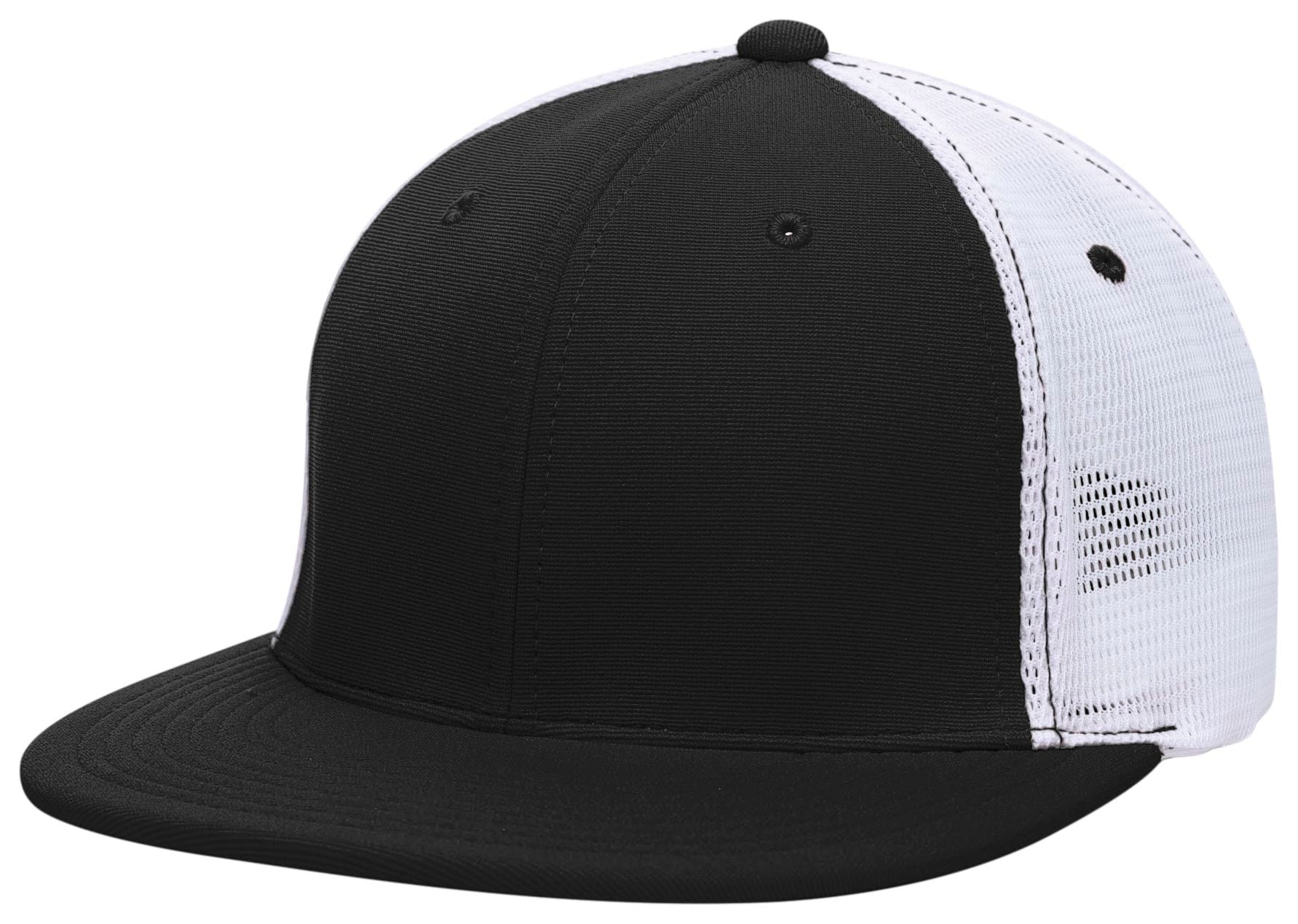 Pacific Headwear BLACK/WHITE/BLACK / S/M Premium M2 Performance Trucker Flexfit® Cap