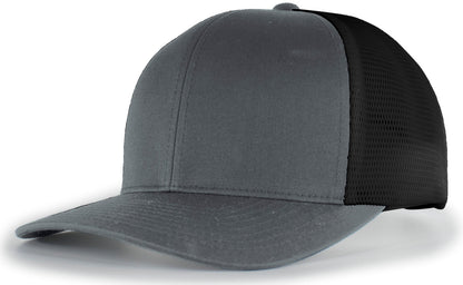 Pacific Headwear GRAPHITE/BLACK/GRAPHITE / OS Trucker PacFlex Snapback Cap