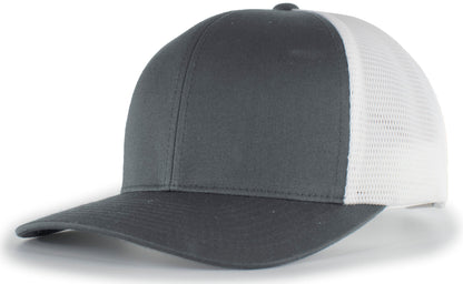 Pacific Headwear GRAPHITE/WHITE/GRAPHITE / OS Trucker PacFlex Snapback Cap