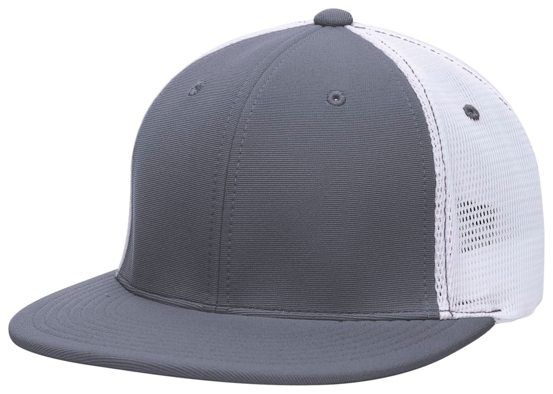 Pacific Headwear GRAPHITE/WHITE/GRAPHITE / S/M Premium M2 Performance Trucker Flexfit® Cap