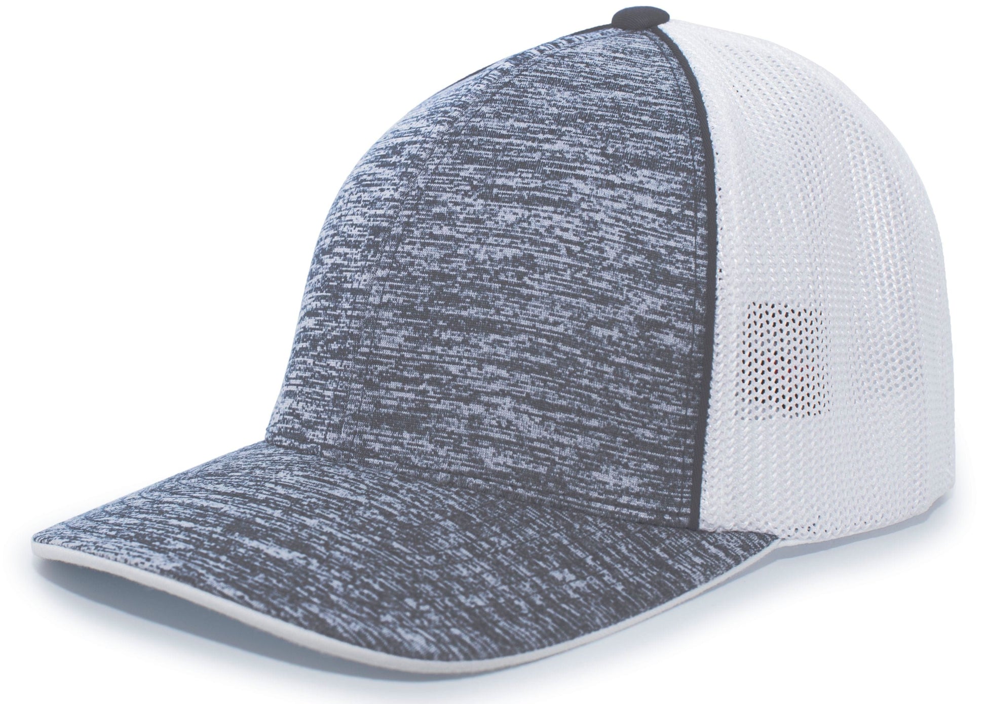 Pacific Headwear GTH/W/GH / S/M Aggressive Heather Trucker PacFlex Cap
