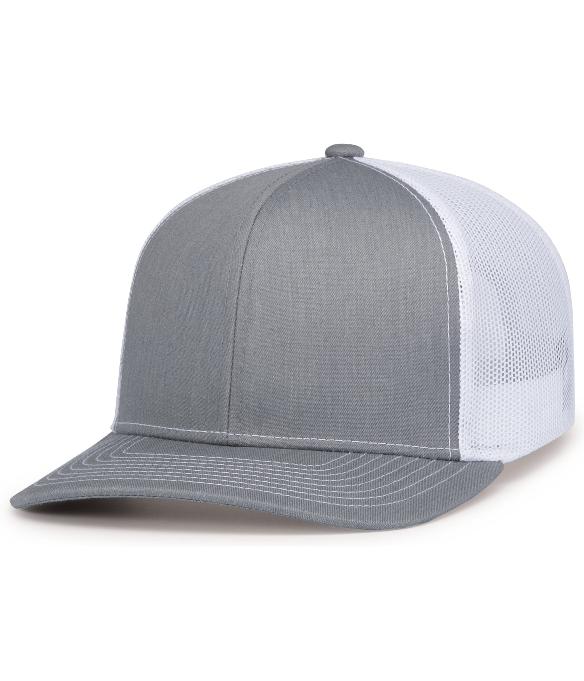 Pacific Headwear HG/WH/HG / OS Contrast Stitch Trucker Snapback