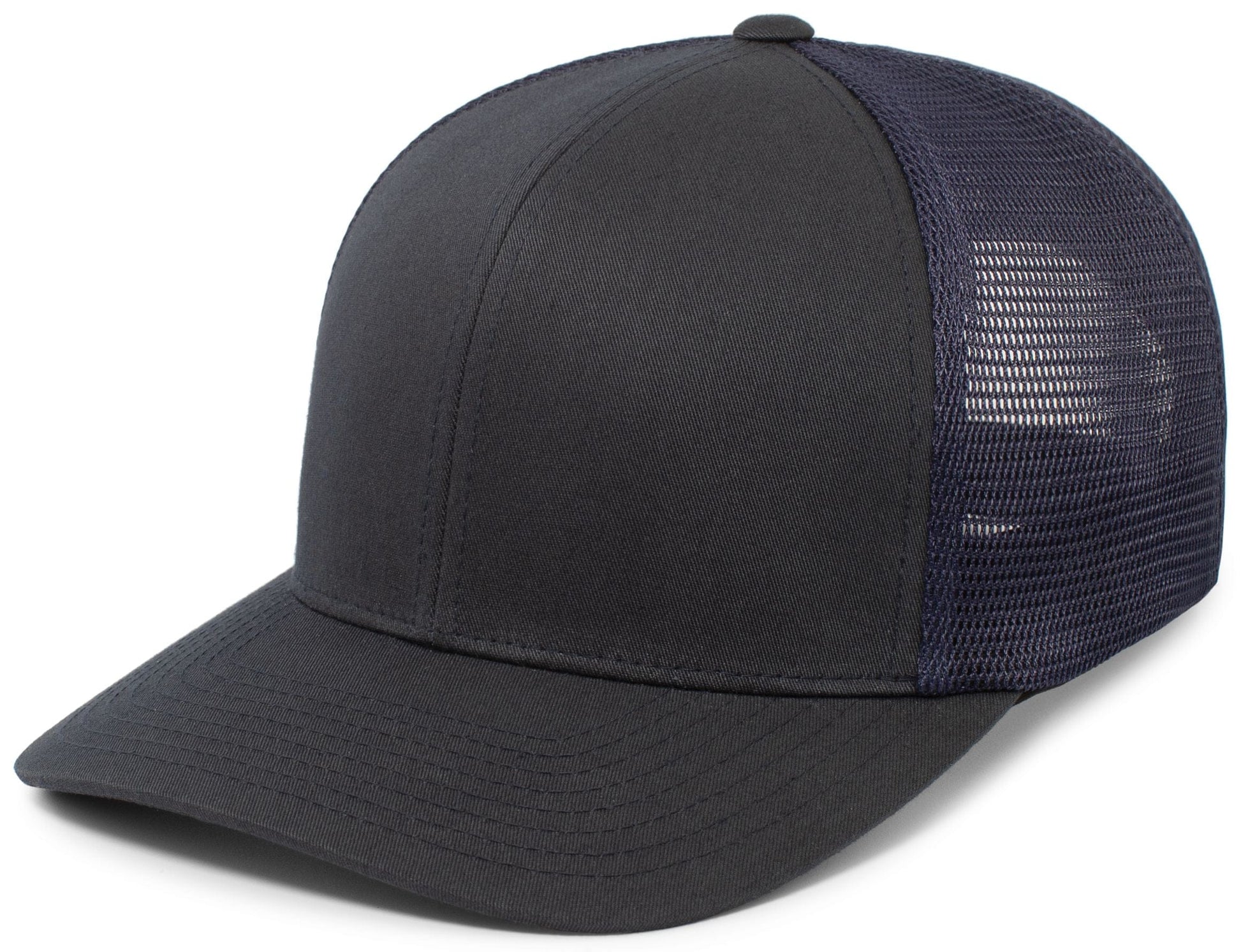 Pacific Headwear NAVY / OS Trucker PacFlex Snapback Cap