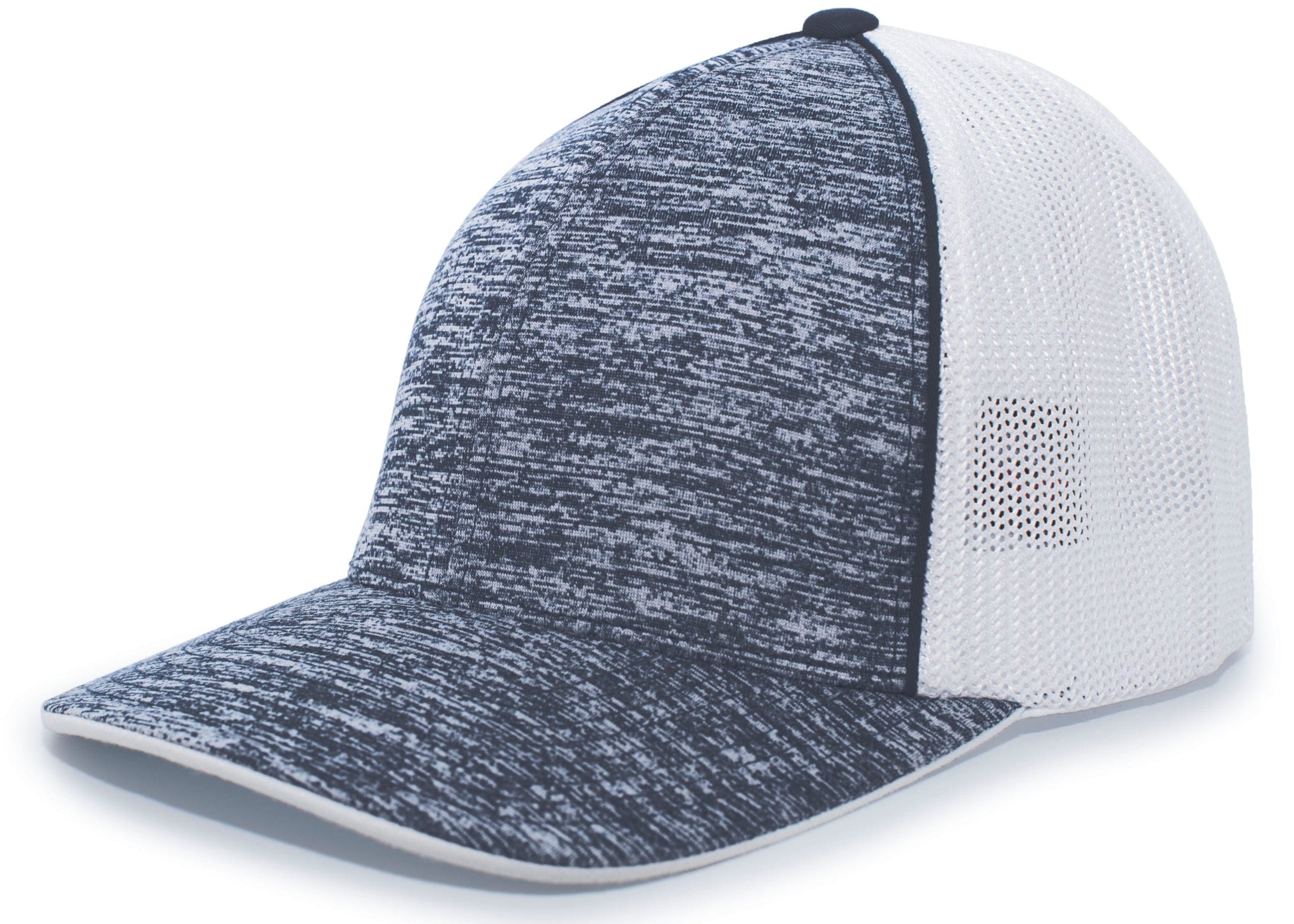 Pacific Headwear NH/WH/NH / S/M Aggressive Heather Trucker PacFlex Cap