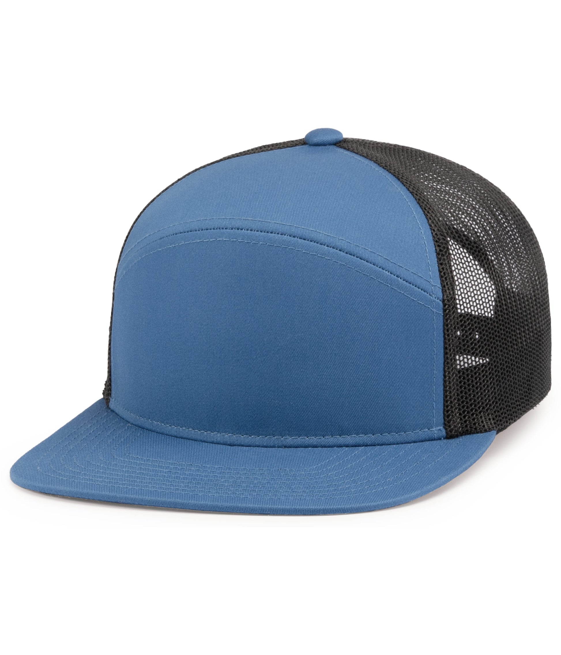 Pacific Headwear OB/LC/OB / OS 6-Panel Arch Trucker Snapback Cap
