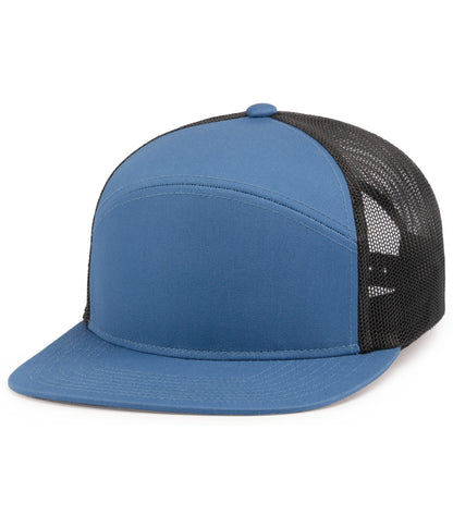 Pacific Headwear OB/LC/OB / OS 6-Panel Arch Trucker Snapback Cap