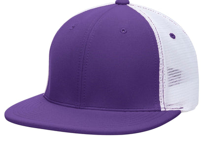Pacific Headwear PURPLE/WHITE/PURPLE / S/M Premium M2 Performance Trucker Flexfit® Cap