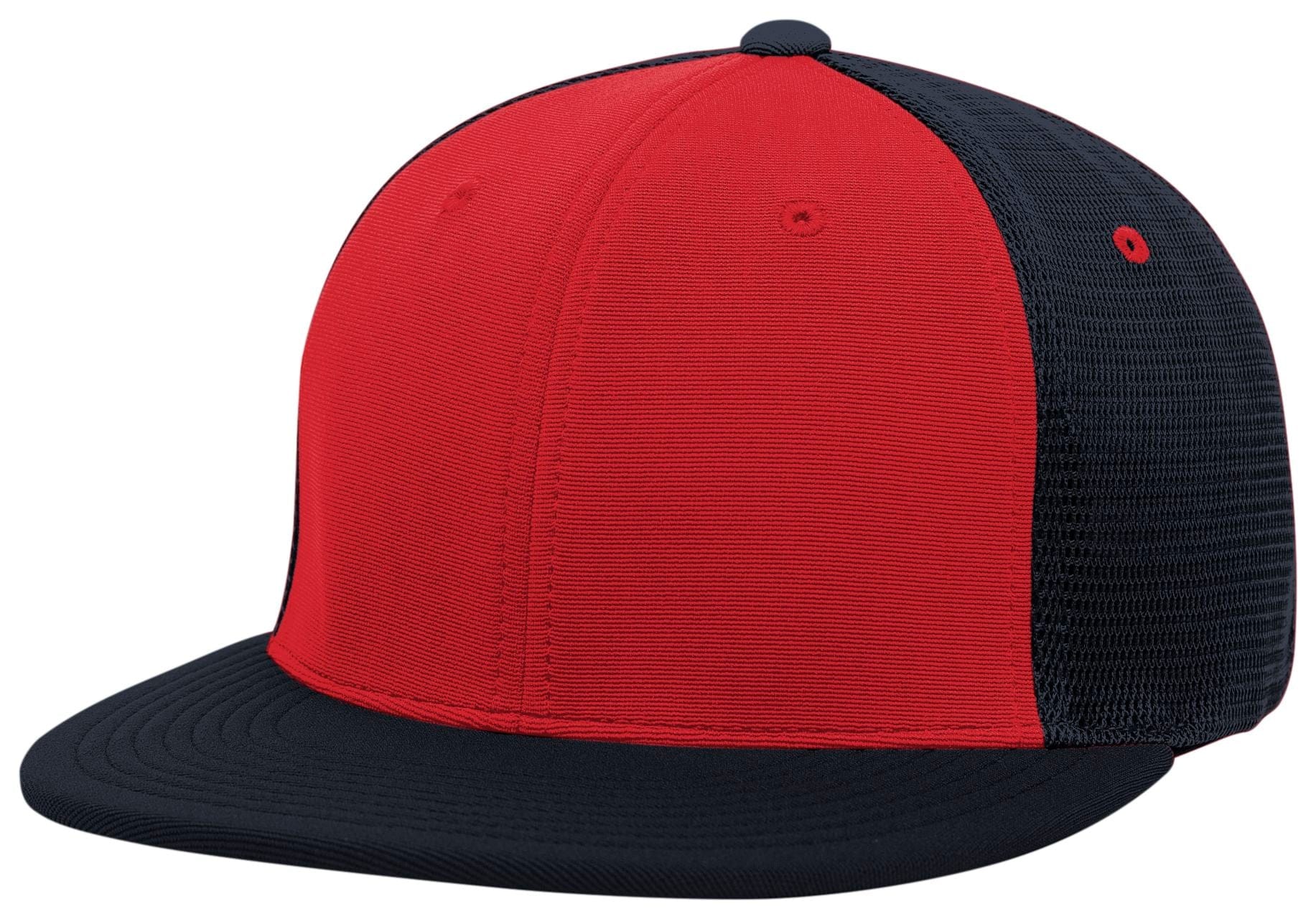 Pacific Headwear RED/NAVY/NAVY / S/M Premium M2 Performance Trucker Flexfit® Cap