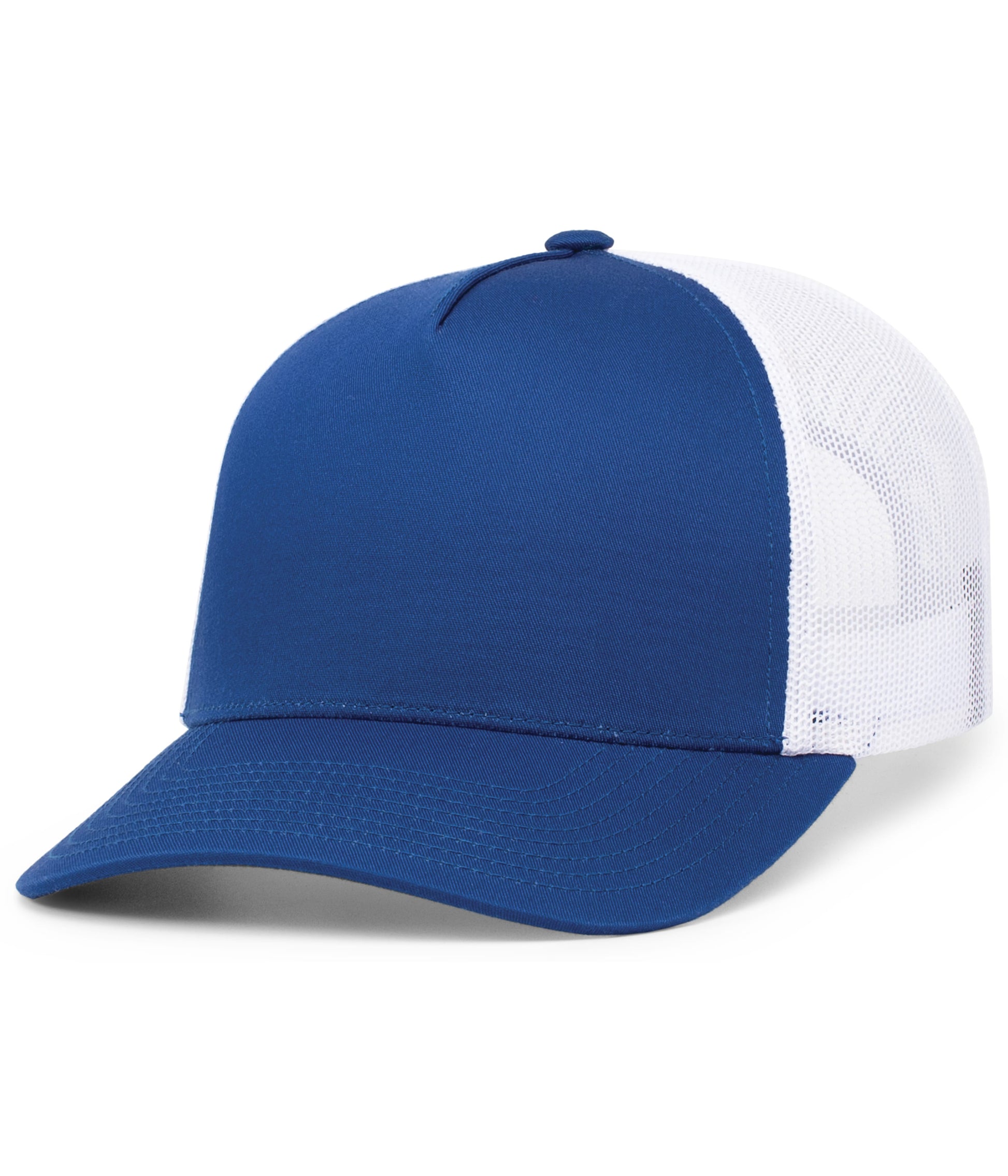 Pacific Headwear ROYAL/WHITE/ROYAL / OS 5-Panel Trucker Snapback Cap