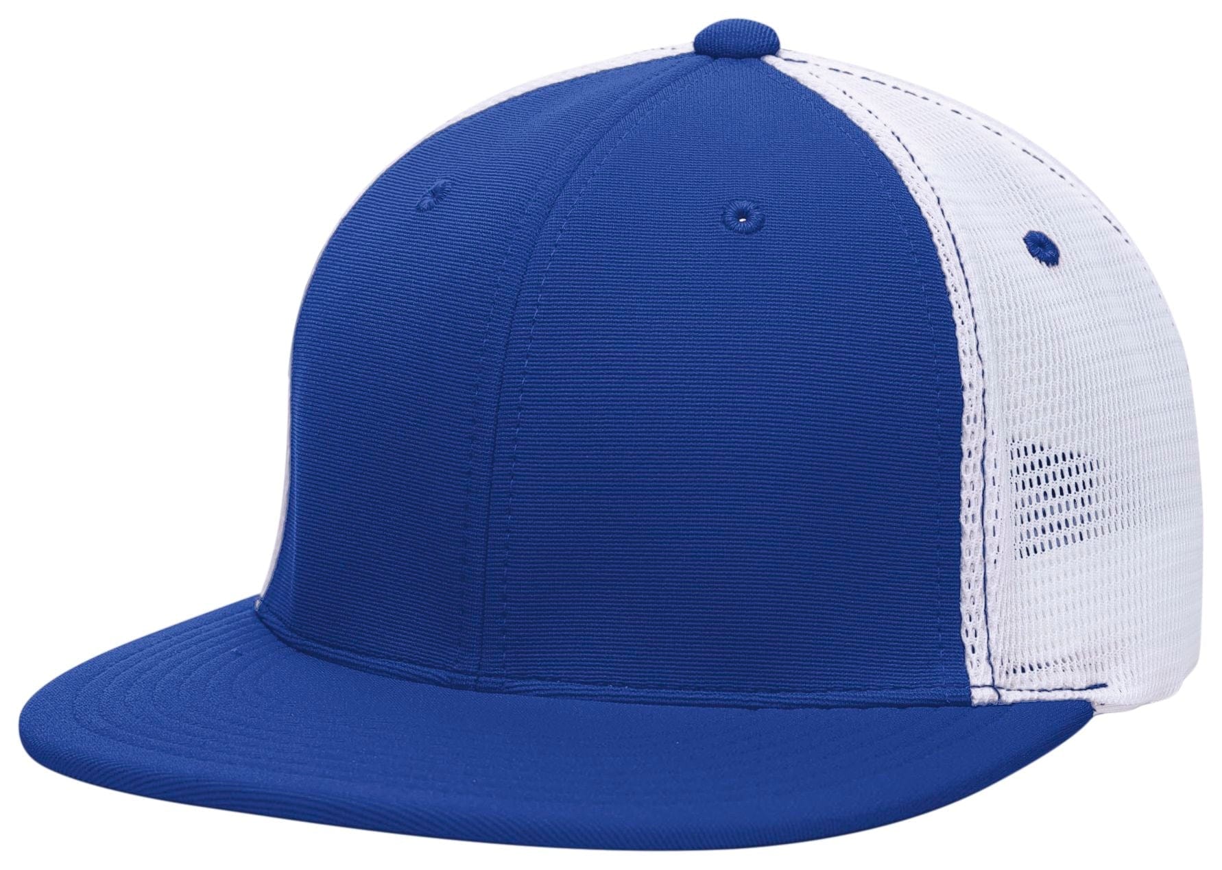 Pacific Headwear ROYAL/WHITE/ROYAL / S/M Premium M2 Performance Trucker Flexfit® Cap