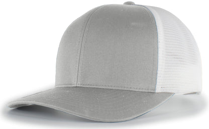 Pacific Headwear SILVER/WHITE/SILVER / OS Trucker PacFlex Snapback Cap