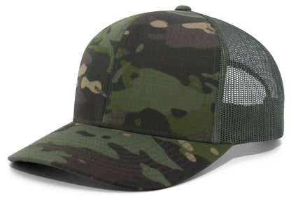 Pacific Headwear TROPIC/LODEN / OS Multicam® Trucker Snapback Cap