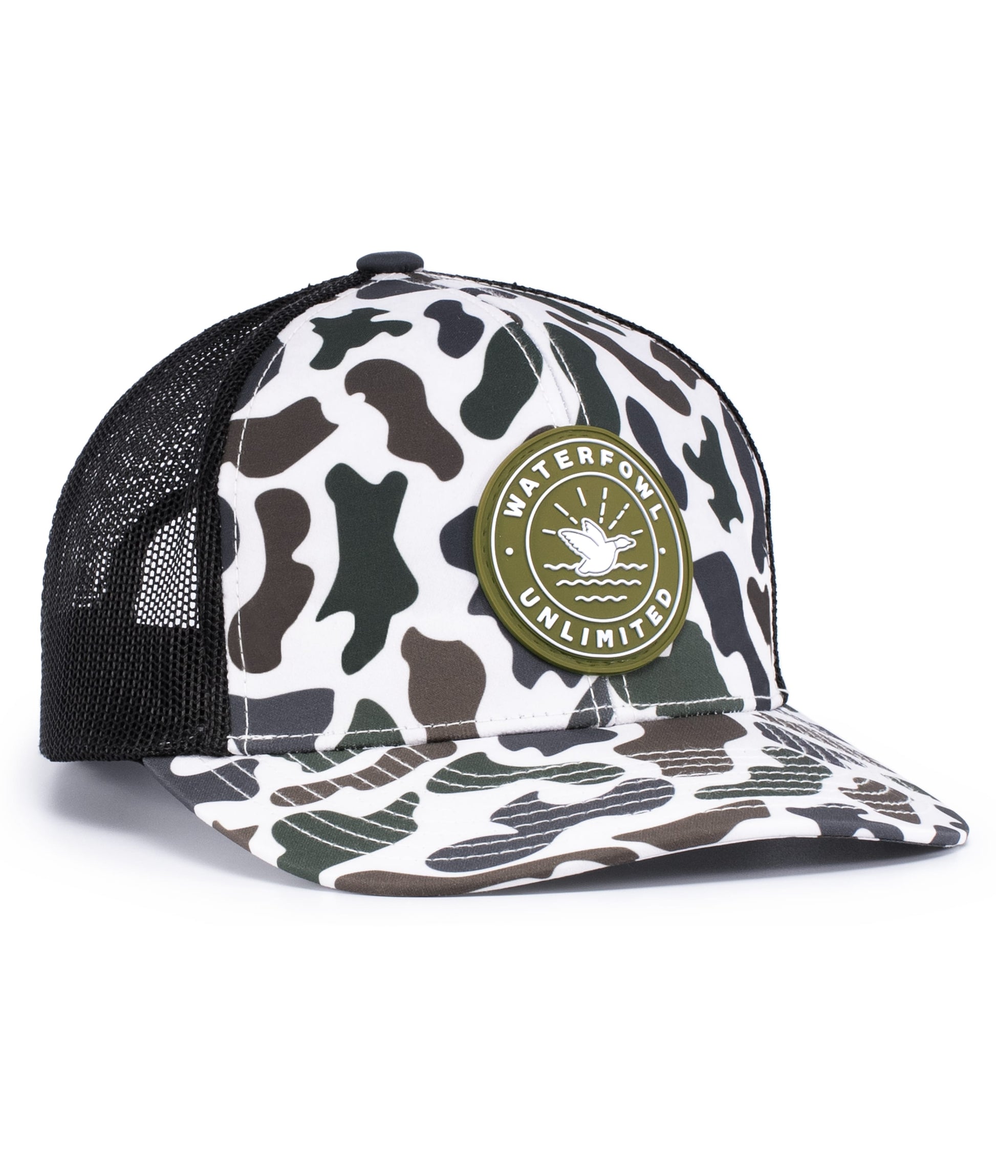 Pacific Headwear WEEKENDER DUCK CAMO TRUCKER SNAPBACK CAP