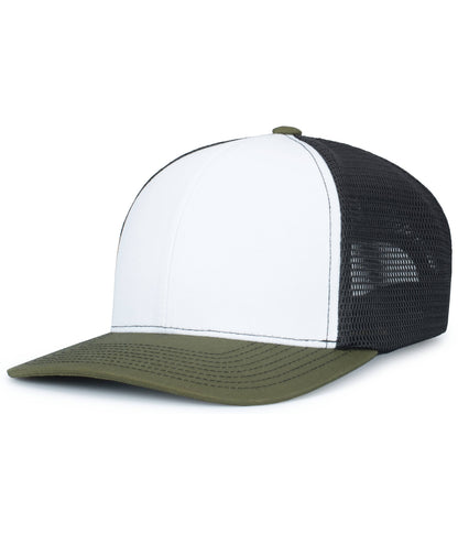 Contrast Stitch Trucker PacFlex Snapback Cap