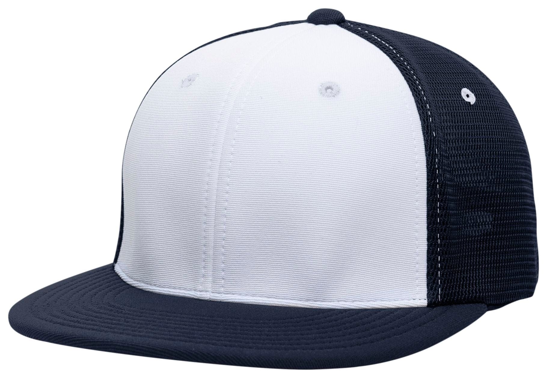 Pacific Headwear WHITE/NAVY/NAVY / S/M Premium M2 Performance Trucker Flexfit® Cap