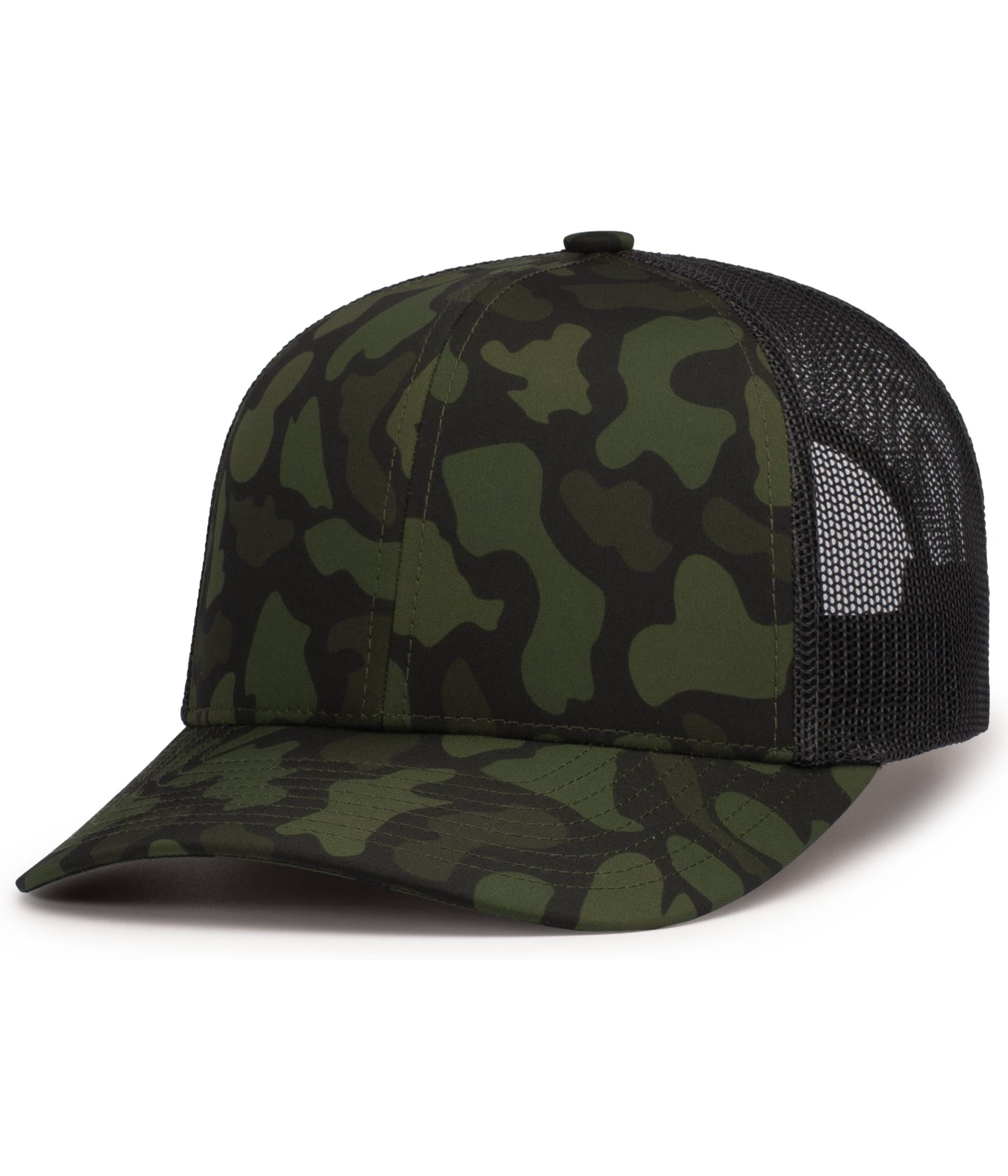 Pacific Headwear WOODLAND/LT CHARCOAL/WOODLAND / OS WEEKENDER DUCK CAMO TRUCKER SNAPBACK CAP