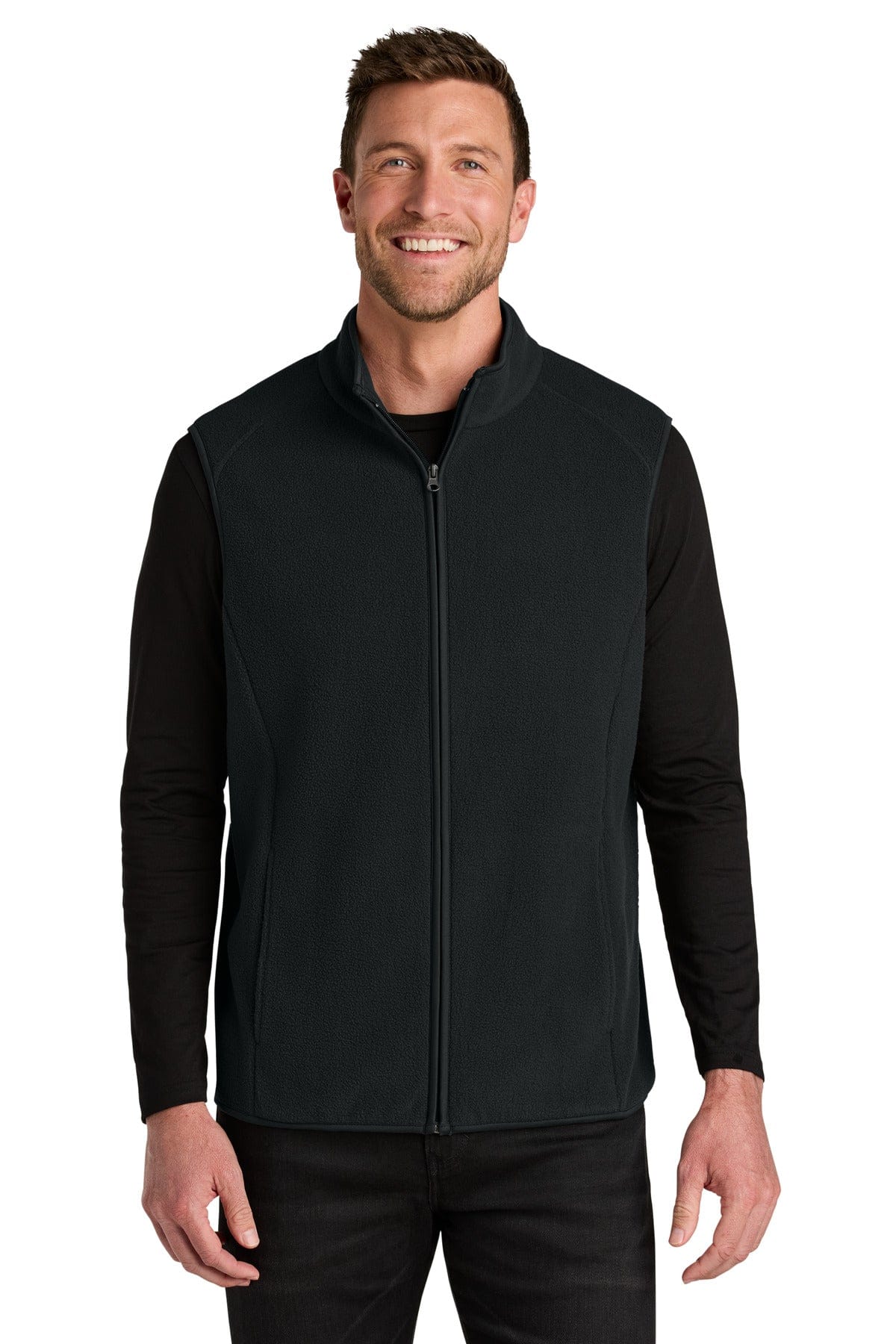 Port Authority Deep Black / XS Port Authority ®  C-FREE ®  Fleece Vest F702
