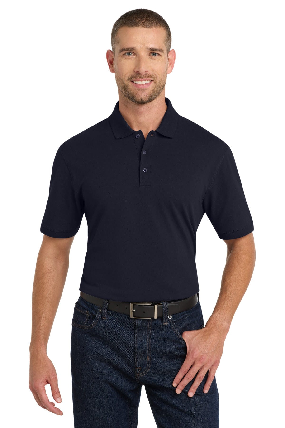 Port Authority Navy / XS Port Authority ®  EZCotton ®  Polo. K8000