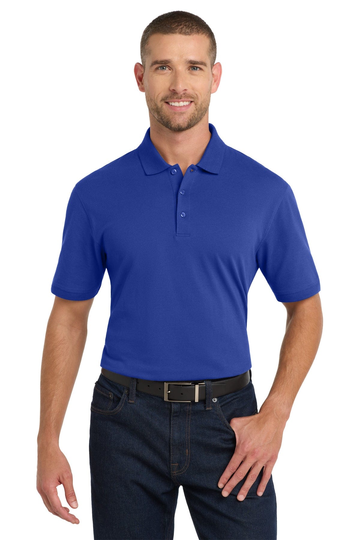 Port Authority True Royal / XS Port Authority ®  EZCotton ®  Polo. K8000